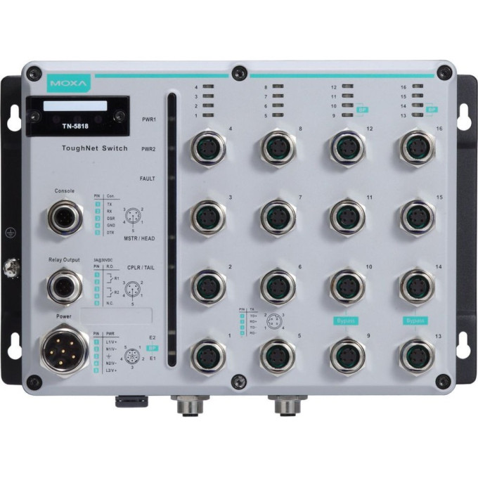 Коммутатор MOXA TN-5518A-8PoE-2GTXBP-WV-T 6099591