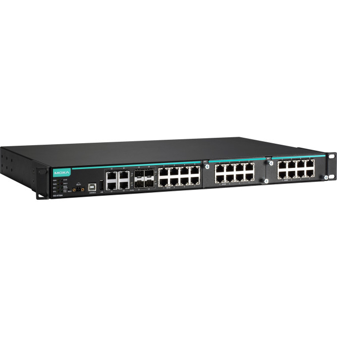 Шасси коммутатора MOXA IKS-6728A-4GTXSFP-HV-HV-T 00-06100421